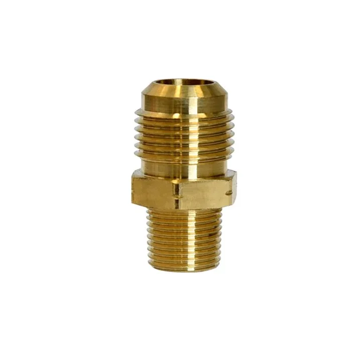 ATC 5/8 in. Flare X 3/8 in. D MPT Brass Connector (Pack of 5)