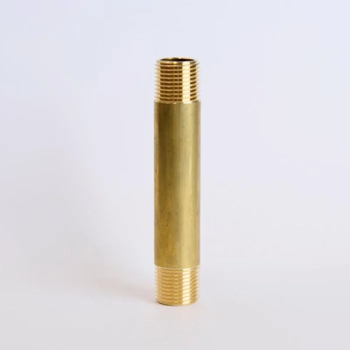 ATC 3/8 in. MPT X 3/8 in. D MPT Yellow Brass Nipple 3-1/2 in. L (Pack of 5)