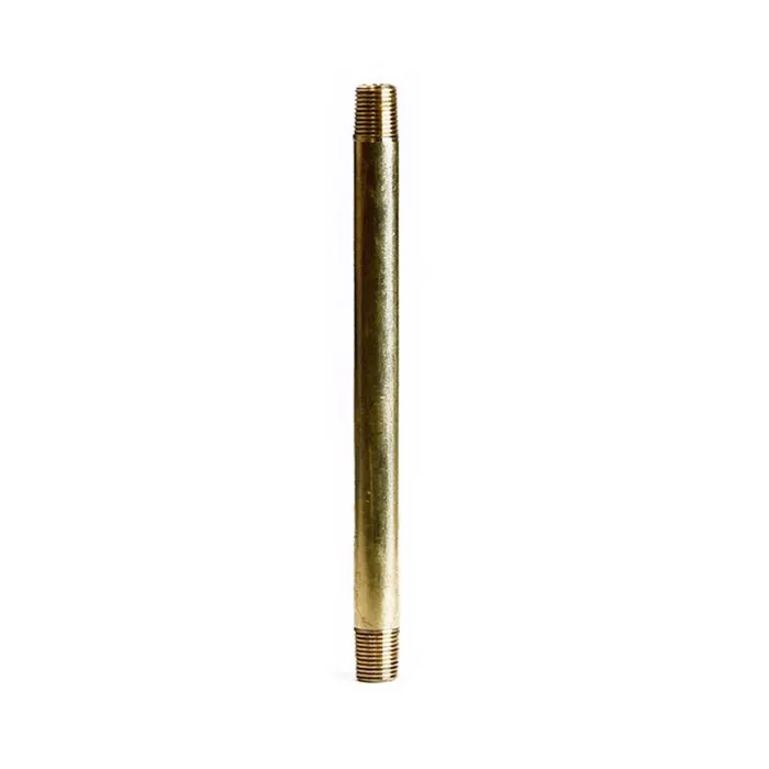 ATC 1/8 in. MPT X 1/8 in. D MPT Yellow Brass Nipple 5 in. L (Pack of 5)