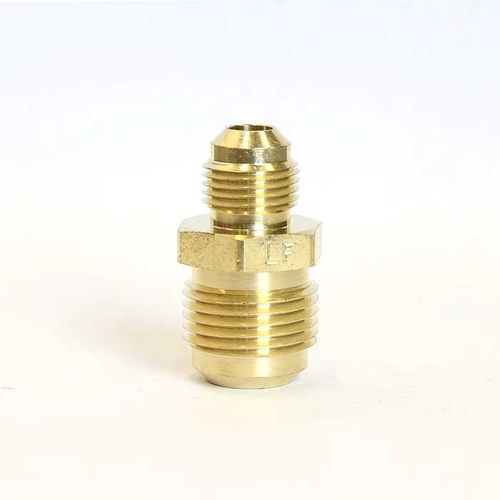 ATC 5/8 in. Flare X 3/8 in. D Flare Yellow Brass Union (Pack of 5)