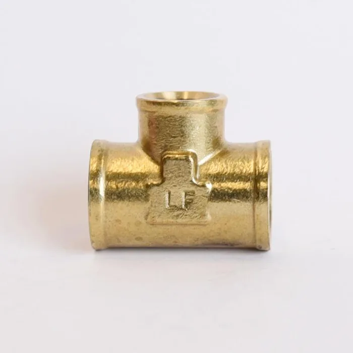 ATC 3/8 in. FPT X 3/8 in. D FPT Brass Tee (Pack of 5)