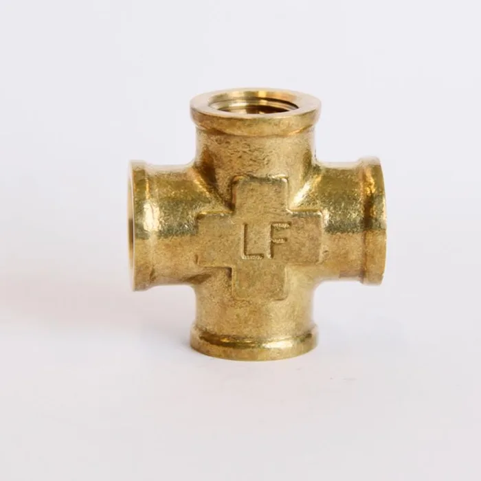 ATC 1/4 in. FPT X 1/4 in. D FPT Brass Cross