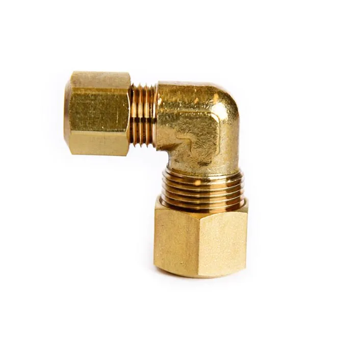 ATC 3/8 in. Compression X 1/4 in. D Compression Brass 90 Degree Elbow (Pack of 5)