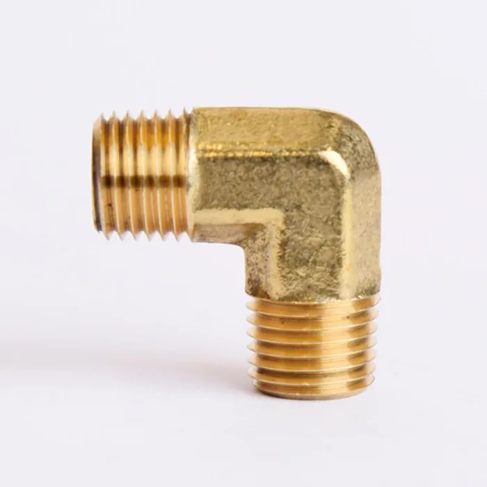 ATC 1/4 in. MPT X 1/4 in. D MPT Brass 90 Degree Elbow (Pack of 5)