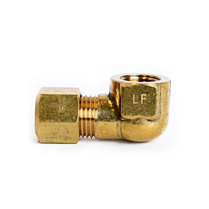 ATC 1/4 in. Compression X 1/8 in. D FPT Brass 90 Degree Elbow (Pack of 5)