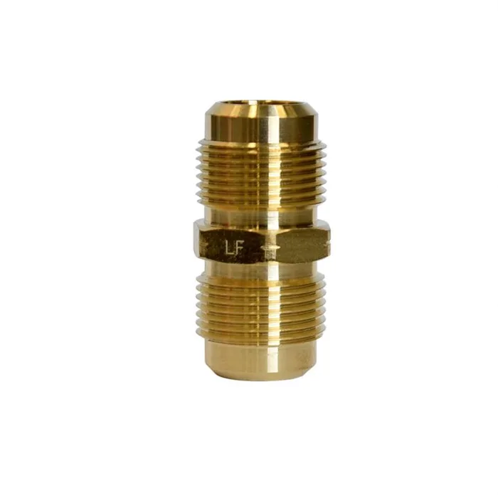 ATC 3/4 in. Flare X 3/4 in. D Flare Yellow Brass Union (Pack of 5)