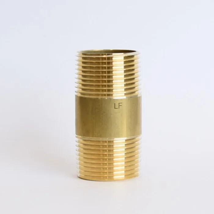 ATC 1 in. MPT X 1 in. D MPT Yellow Brass Nipple 2-1/2 in. L