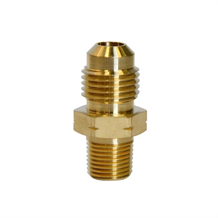 ATC 5/16 in. Flare X 1/8 in. D MPT Brass Adapter (Pack of 5)