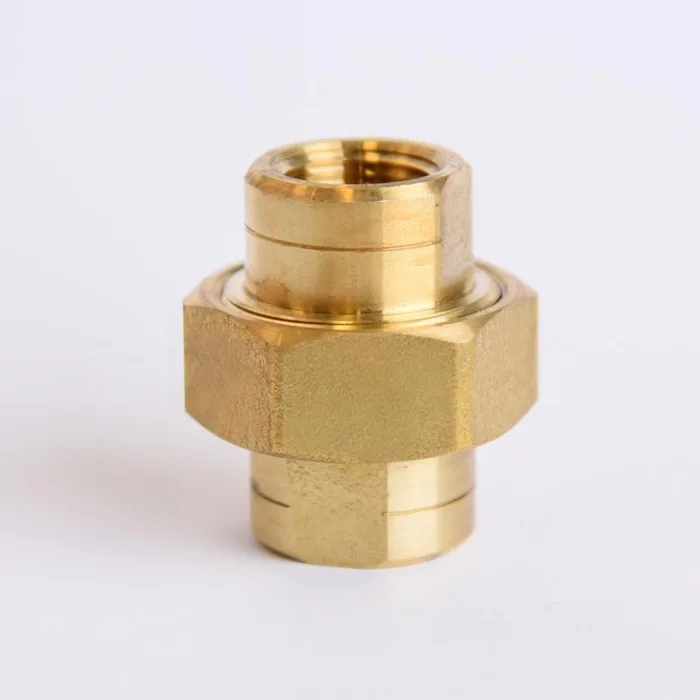ATC 3/8 in. FPT X 3/8 in. D FPT Yellow Brass Union (Pack of 5)