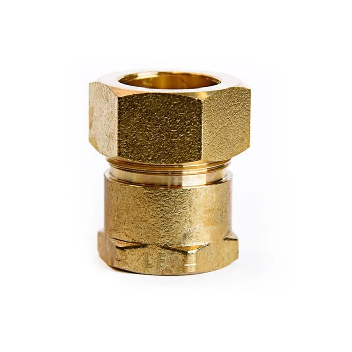 ATC 7/8 in. Compression X 3/4 in. D FPT Brass Coupling (Pack of 5)