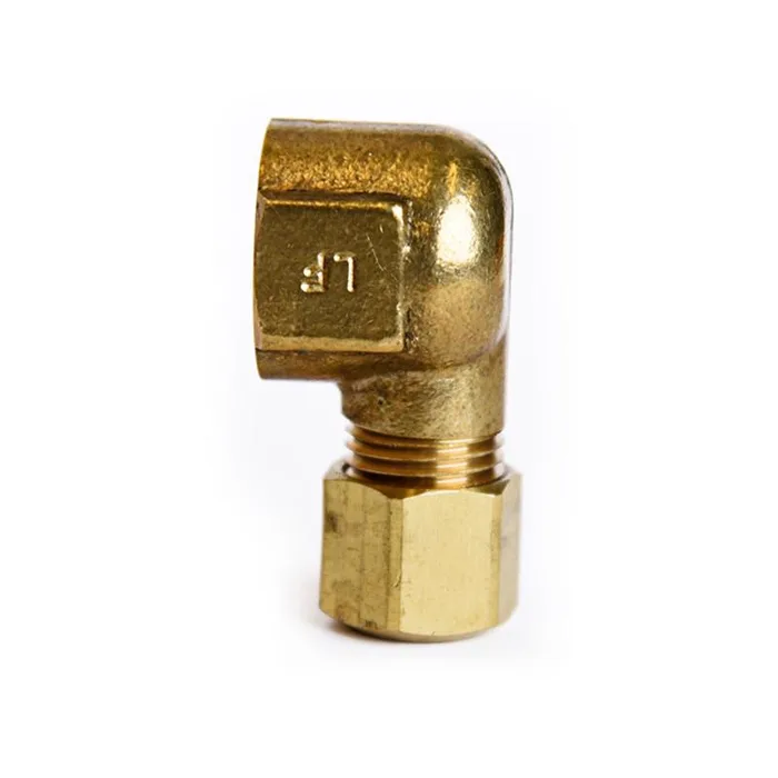 ATC 1/4 in. Compression X 1/4 in. D FPT Brass 90 Degree Elbow (Pack of 5)