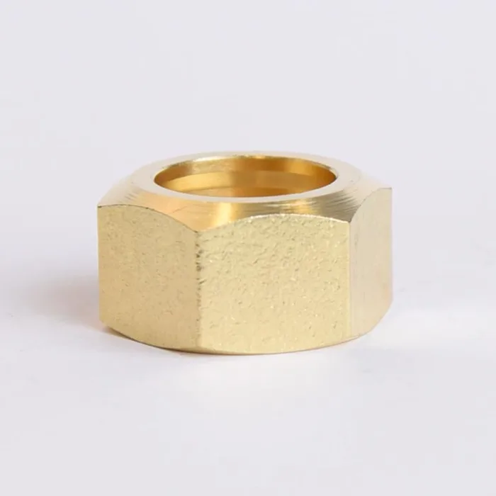 ATC 3/4 in. Compression X 3/4 in. D Compression Yellow Brass Nut (Pack of 5)