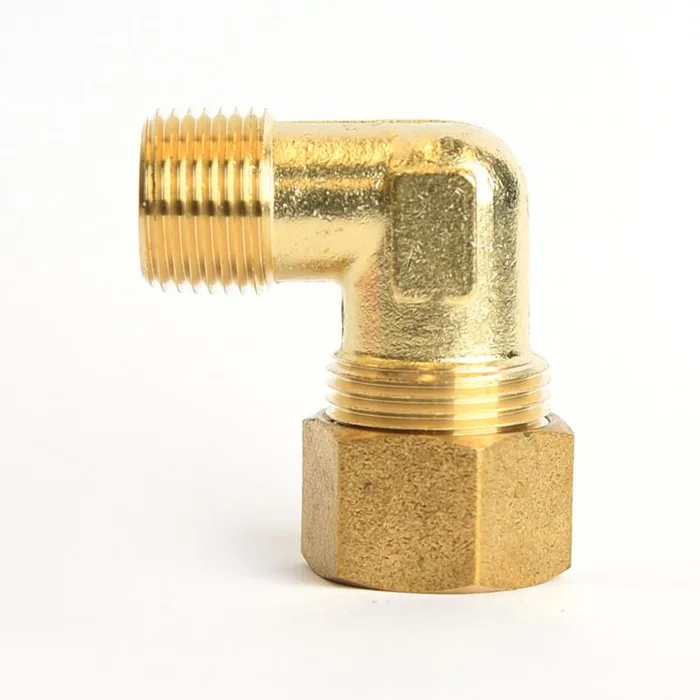 ATC 5/8 in. Tube X 3/8 in. D MPT Brass 90 Degree Street Elbow (Pack of 5)