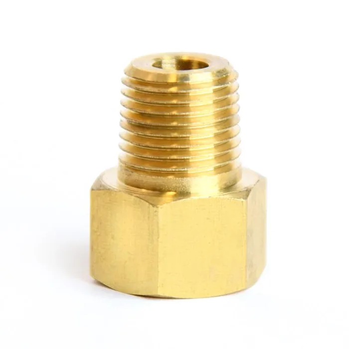 ATC 1/4 in. Flare X 1/8 in. D MPT Brass Inverted Flare Adapter (Pack of 5)