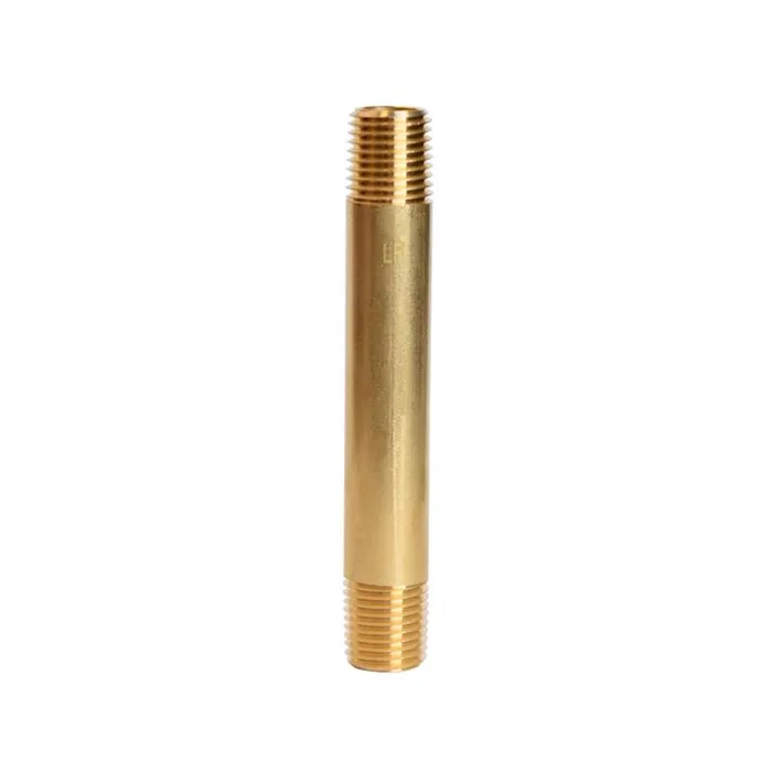 ATC 1/4 in. MPT X 1/4 in. D MPT Yellow Brass Nipple 3-1/2 in. L (Pack of 5)
