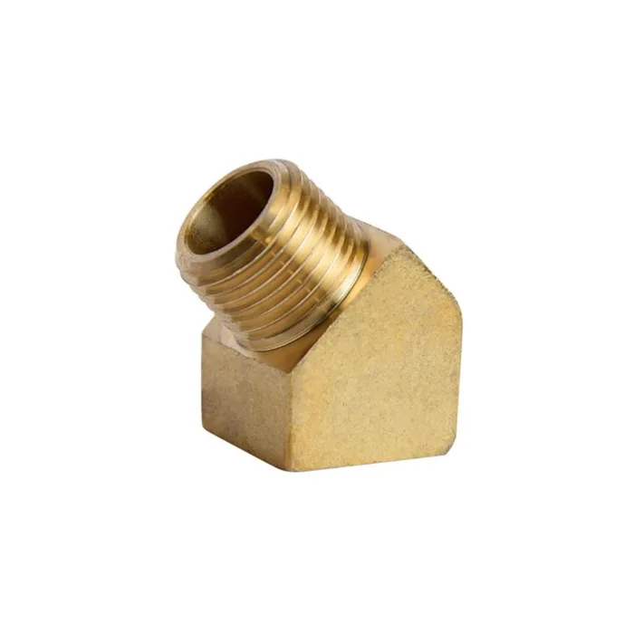 ATC 3/8 in. FPT X 3/8 in. D MPT Brass 45 Degree Street Elbow (Pack of 5)