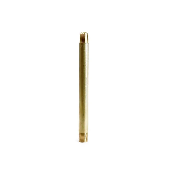 ATC 1/8 in. MPT X 1/8 in. D MPT Yellow Brass Nipple 4-1/2 in. L (Pack of 5)