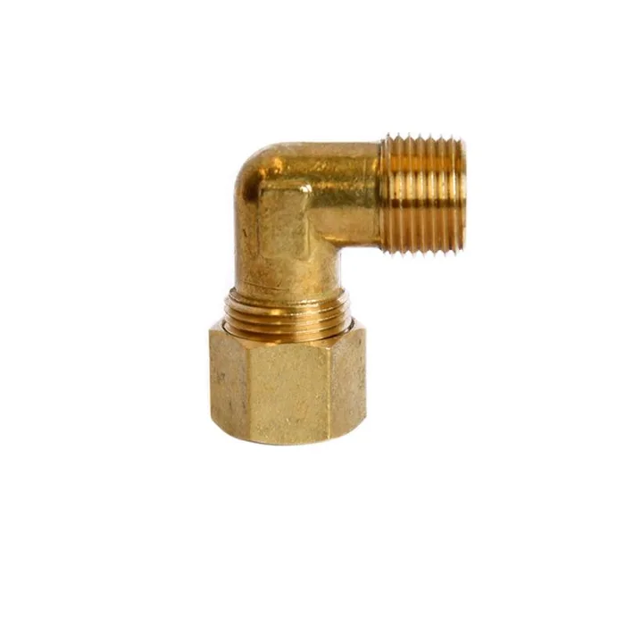 ATC 1/2 in. Compression X 3/8 in. D MIP Brass 90 Degree Elbow (Pack of 5)