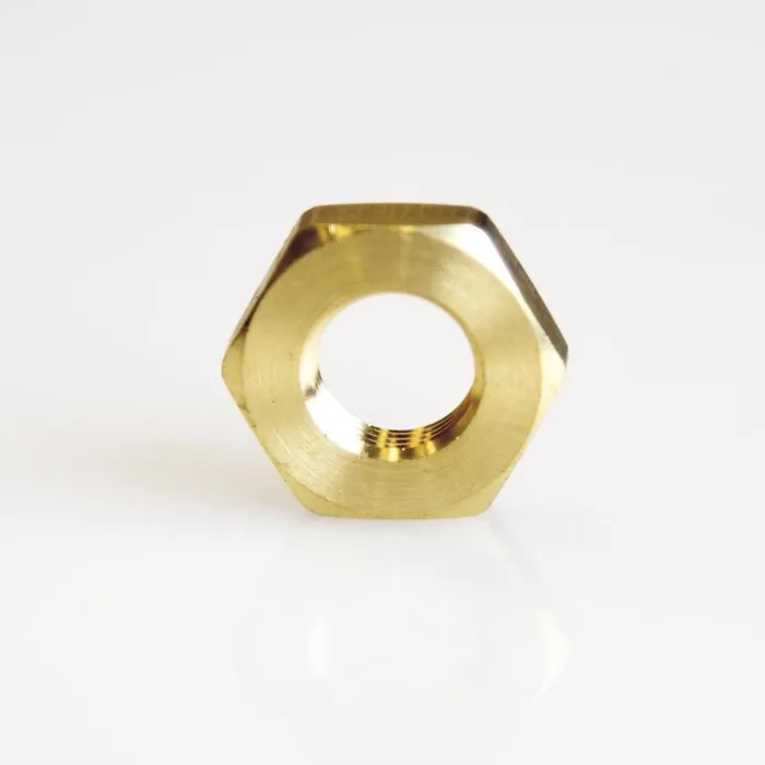 ATC Pipe Lock Nut 1/8 in. Yellow Brass 1 pc (Pack of 5)