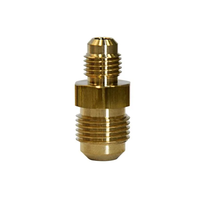 ATC 3/8 in. Flare X 1/4 in. D Flare Yellow Brass Reducing Union (Pack of 5)