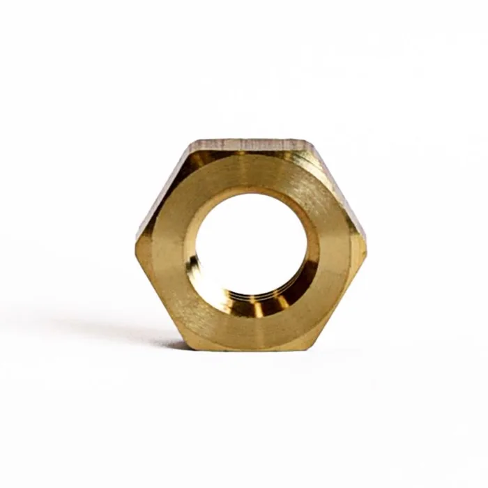 ATC Pipe Lock Nut 1/4 in. Yellow Brass 1 pc (Pack of 5)