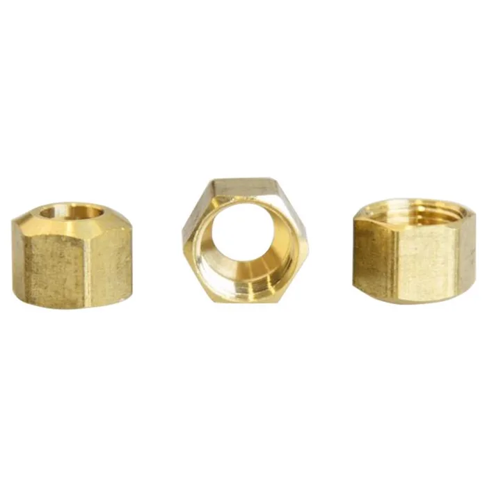 ATC 5/16 in. Compression X 5/16 in. D Compression Brass Nut (Pack of 5)