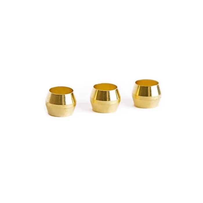 ATC 1/4 in. Compression X 1/4 in. D Compression Brass Sleeve (Pack of 5)