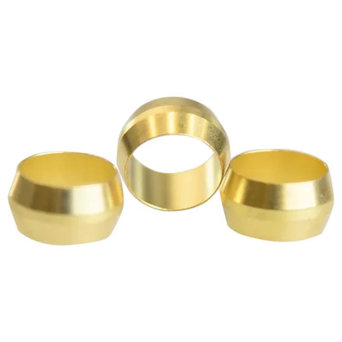 ATC 3/8 in. Compression X 3/8 in. D Compression Brass Sleeve (Pack of 5)