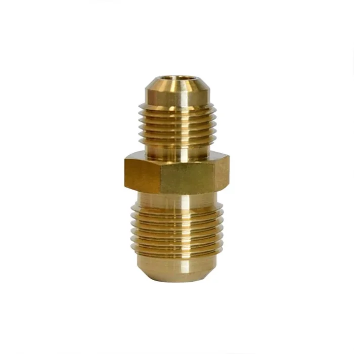 ATC 1/2 in. Flare X 3/8 in. D Flare Yellow Brass Reducing Union (Pack of 5)