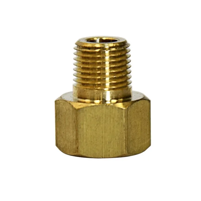 ATC 5/16 in. Flare X 1/8 in. D MPT Brass Inverted Flare Adapter (Pack of 5)