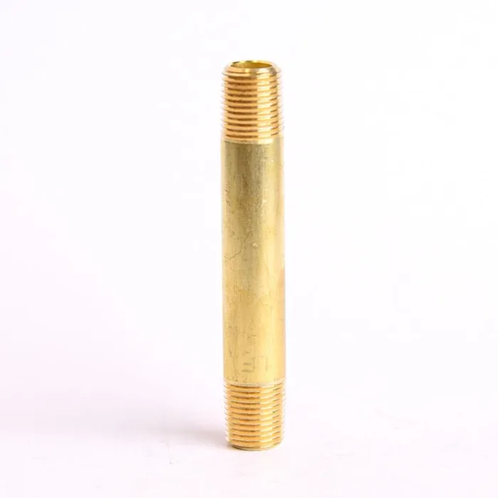 ATC 1/8 in. MPT X 1/8 in. D MPT Yellow Brass Nipple 2-1/2 in. L (Pack of 5)