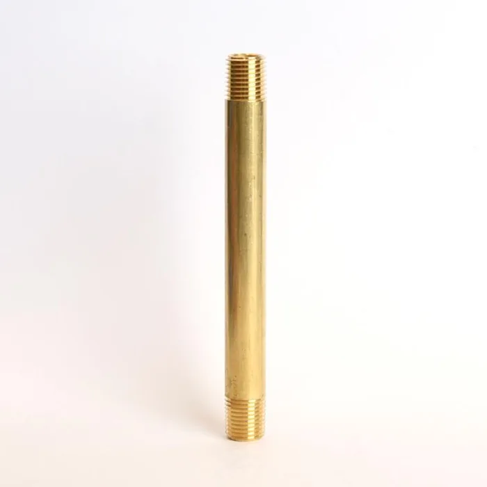 ATC 1/4 in. MPT X 1/4 in. D MPT Yellow Brass Nipple 5 in. L (Pack of 5)