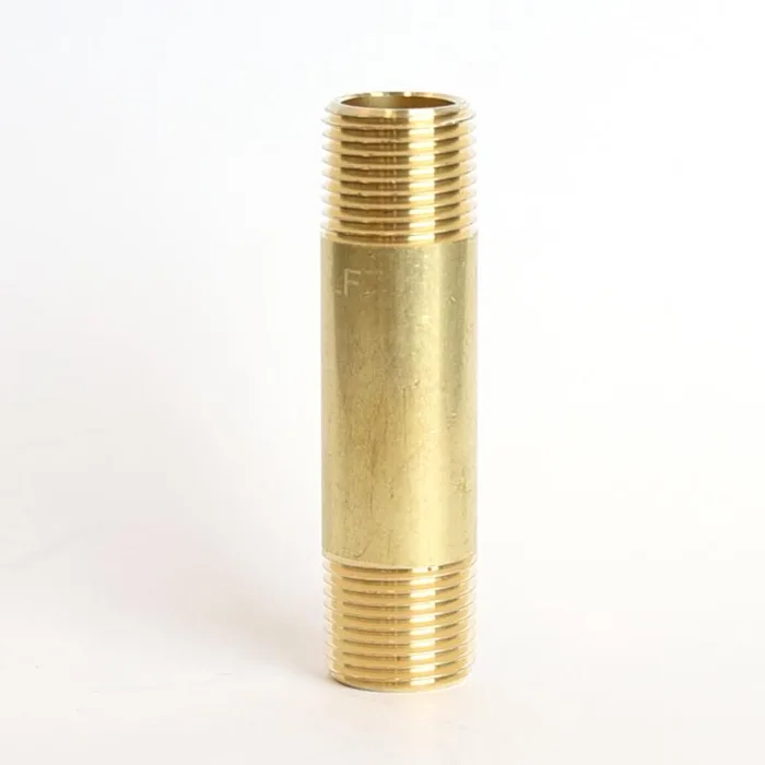 ATC 3/8 in. MPT X 3/8 in. D MPT Yellow Brass Nipple 2-1/2 in. L (Pack of 5)