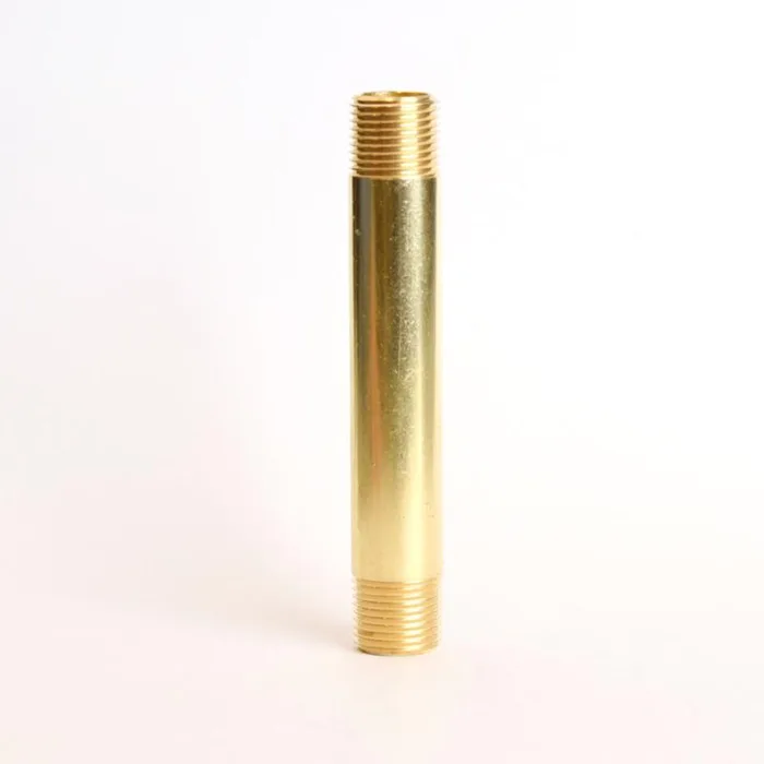 ATC 3/8 in. MPT X 3/8 in. D MPT Yellow Brass Nipple 4 in. L (Pack of 5)