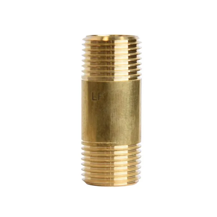 ATC 1/2 in. MPT X 1/2 in. D MPT Yellow Brass Nipple 2 in. L (Pack of 5)