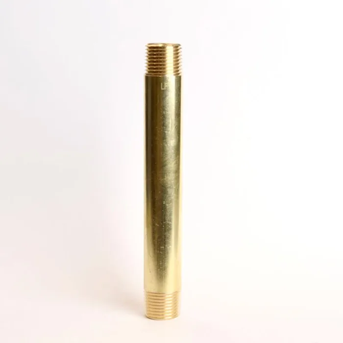 ATC 1/2 in. MPT X 1/2 in. D MPT Yellow Brass Nipple 6 in. L (Pack of 5)