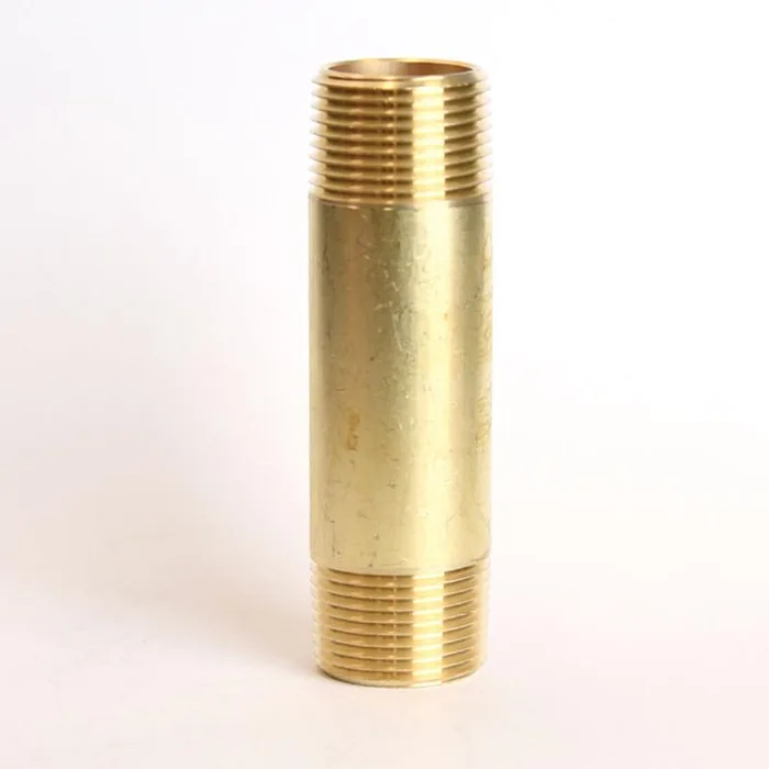 ATC 3/4 in. MPT X 3/4 in. D MPT Yellow Brass Nipple 3-1/2 in. L (Pack of 5)