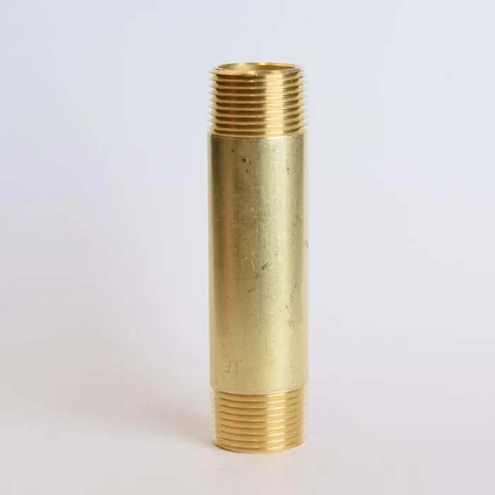 ATC 3/4 in. MPT X 3/4 in. D MPT Yellow Brass Nipple 4 in. L (Pack of 5)