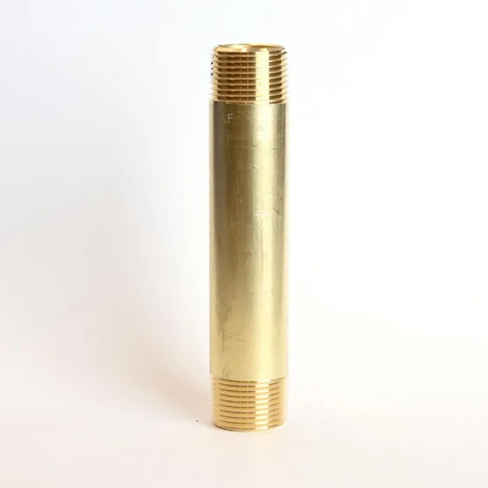 ATC 3/4 in. MPT bin X 3/4 in. D MPT Yellow Brass Nipple 5 in. L (Pack of 5)