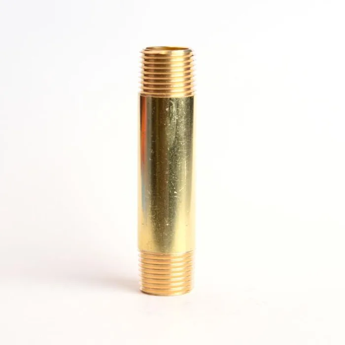 ATC 1/2 in. MPT X 1/2 in. D MPT Yellow Brass Nipple 3-1/2 in. L (Pack of 5)