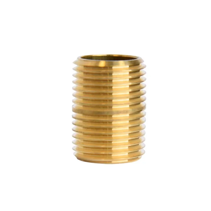 ATC 1/2 in. MPT Brass Close Nipple (Pack of 5)