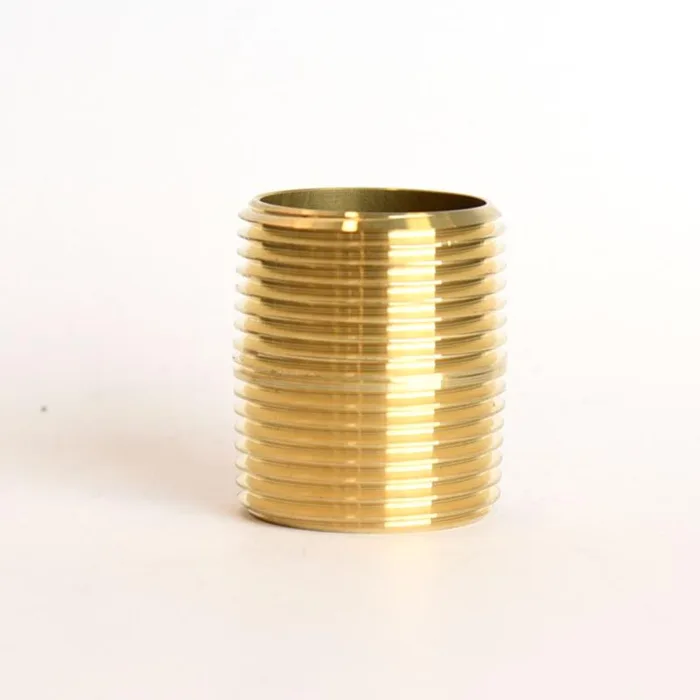 ATC 1 in. MPT Brass Close Nipple (Pack of 5)
