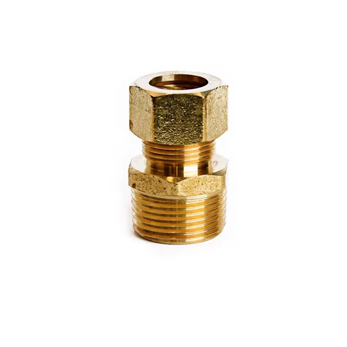 ATC 5/8 in. Compression X 3/4 in. D Male Brass Compression Connector (Pack of 5)