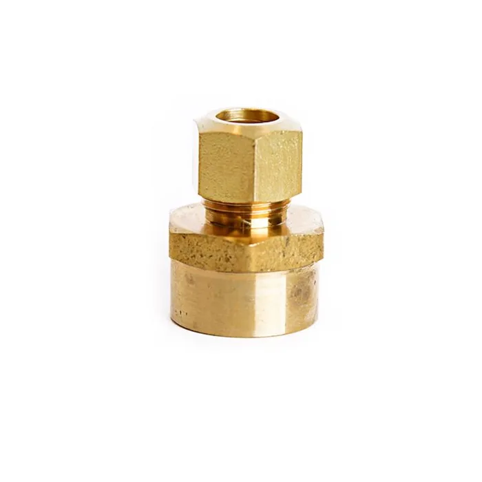 ATC 3/8 in. Compression in. X 1/2 in. D FIP Brass Coupling (Pack of 5)