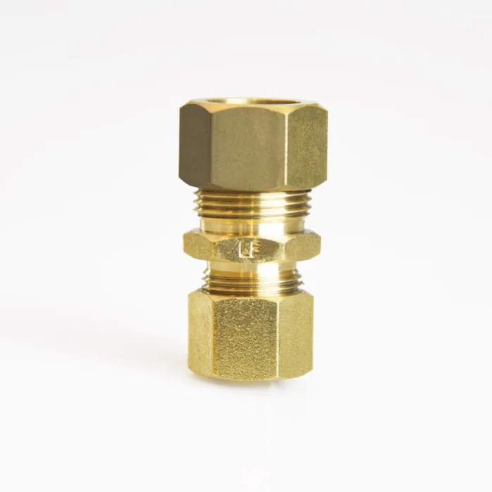 ATC 5/8 in. Compression X 1/2 in. D Compression Yellow Brass Union (Pack of 5)