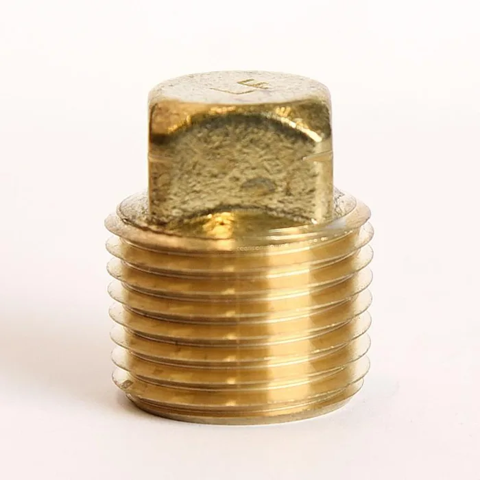 ATC 1/2 in. MPT Brass Square Head Cored Plug (Pack of 5)