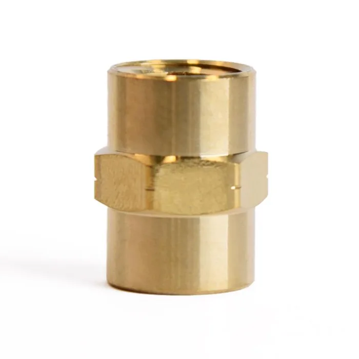 ATC 1/4 in. FPT X 1/4 in. D FPT Brass Coupling (Pack of 5)