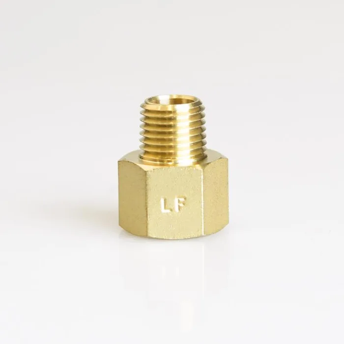 ATC 3/8 in. FPT in. X 1/4 in. D MPT Brass Reducing Coupling