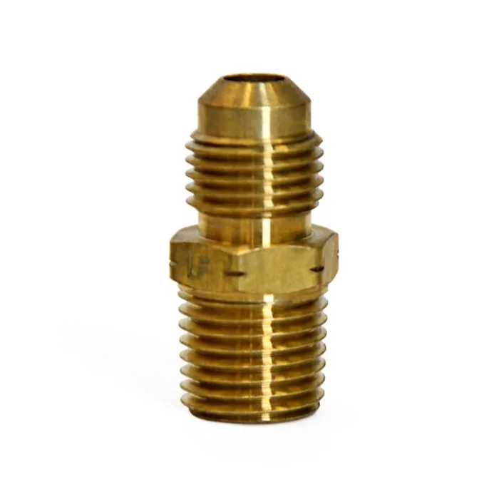 ATC 5/16 in. Flare X 1/4 in. D Male Brass Adapter (Pack of 5)