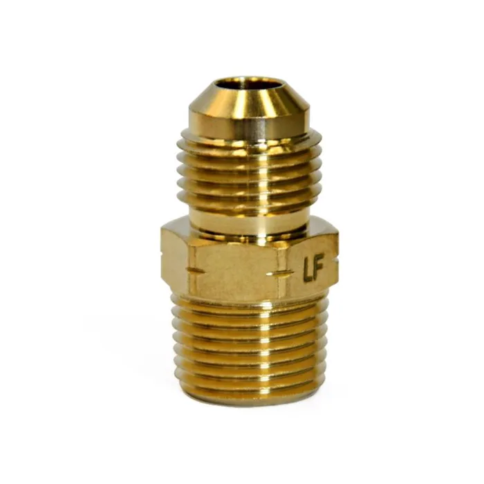 ATC 3/8 in. Flare X 3/8 in. D Male Brass Adapter (Pack of 5)